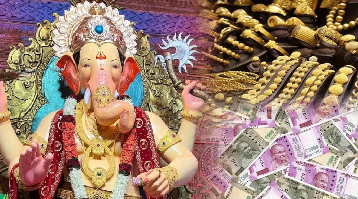 lalbaughcha-raja-donation-money-gold-silver